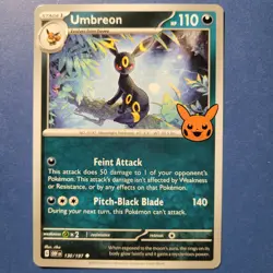 Umbreon 130/197 2024 Trick Or Trade Promo Stamped Pokemon TCG - Image 1