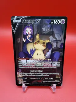 Pokemon TCG Mimikyu V TG16/TG30 Brilliant Stars Trainer Gallery Holo NM - Image 1