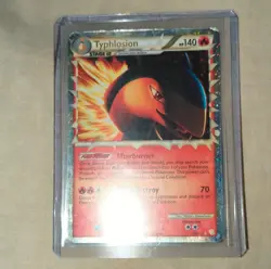 Typhlosion 110/123 Heartgold & Soulsilver Rare Holo 140 HP Afterburner Pokemon - Image 1
