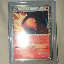 Typhlosion 110/123 Heartgold & Soulsilver Rare Holo 140 HP Afterburner Pokemon - Image 3