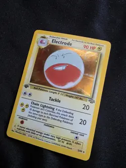 Electrode 2/64 Jungle First Edition Holo Pokemon Vintage WOTC - Image 2