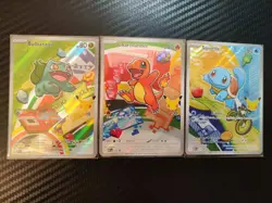 Pokemon TCG First Partner Illustration Collection Series 1 Kanto GEN 1 Starters - Image 1