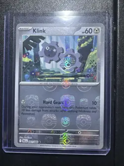 Pokemon TCG Klink 061/086 | Master Ball Pattern Holo | SV: Black Bolt | English - Image 1