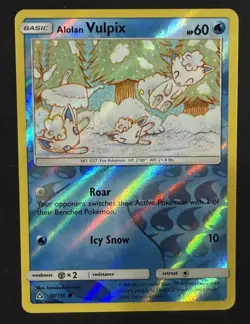 The Pokemon Company Alolan Vulpix Sm-Ultra Prism 30/156 Reverse Holo - Image 1