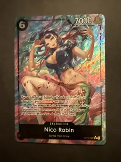 One Piece English OP12-087 Nico Robin Alternate Art Super Rare - Image 1