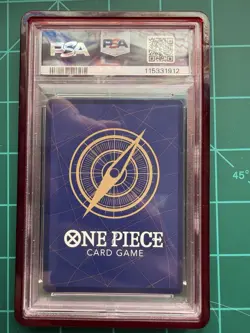 Bandai Portgas.D.Ace Royal Blood OP08-052 Treasure Rare Foil PSA 10 - Image 2