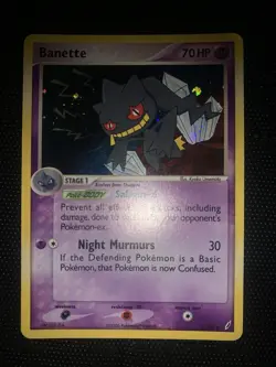 Pokemon Card Banette 1/100 Ex Crystal Guardians Eng English Holo Rare - Image 1