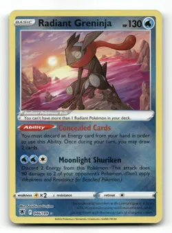 Radiant Greninja 046/189 - Astral Radiance - Pokemon Card NM/M - Image 1