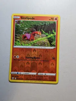 Sizzlipede Reverse Holo Pokemon Card Battle Styles 029/163 NM - Image 1