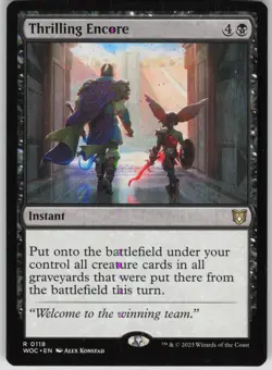 Magic the Gathering TCG Thrilling Encore R Commander: Wilds of Eldraine 118 - Image 1