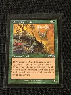Magic the Gathering Exodus Avenging Druid - Image 1