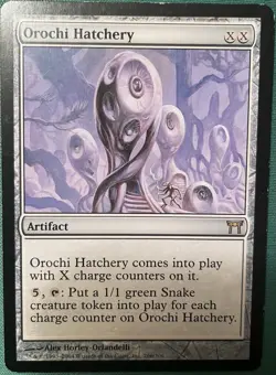 2004 MTG Magic the Gathering Orochi Hatchery (266/317) Champions of Kamigawa LP - Image 1