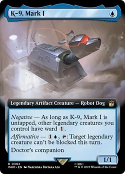 MTG - K-9, Mark 1 - Extended Art - Doctor Who - Magic the Gathering - Image 1