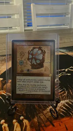 Unwinding Clock (Schematic) FOIL - The Brothers' War: Retro Frame NM x1 MTG - Image 1