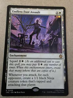 Endless Foot Assault - Commander: Teenage Mutant Ninja Turtles Regular - Mtg - Image 1