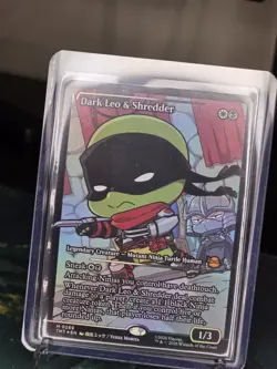 Dark Leo & Shredder (Showcase) Teenage Mutant Ninja Turtles Foil - Image 1