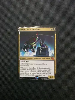 Dark Leo & Shredder #142 (NM) TMT Magic MTG - Image 1