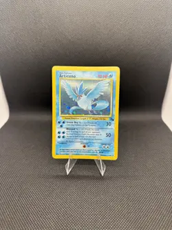 Pokemon TCG Articuno Fossil Holo Unlimited Rare Card 2/62 LP Condition - Image 1