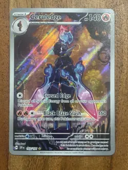 Pokemon TCG Ceruledge 197/191 Surging Sparks Illustration Rare NM Card - Image 1