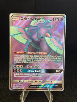 Oricorio GX 217/236 Rare Ultra Cosmic Eclipse Pokemon Holo Near Mint - Image 1