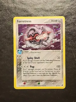 Pokemon Card - Forretress Unseen Forces SWIRL 6/115 Holo Rare - Image 1