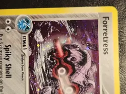 Pokemon Card - Forretress Unseen Forces SWIRL 6/115 Holo Rare - Image 3