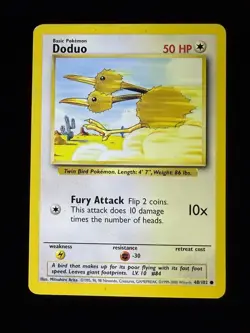 Pokemon Cards Doduo 48/102 Base Set Common MP - Image 1