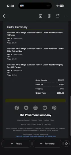 Pokemon TCG: Mega Evolution-Perfect Order Booster Display Box (36 Packs) PRESALE - Image 2