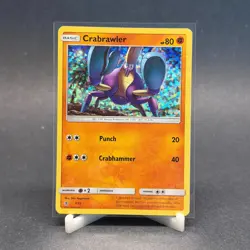 Crabrawler | McDonalds 25th Ann. Promo Holo 7/12 Pokemon | Moderate Play - Image 1