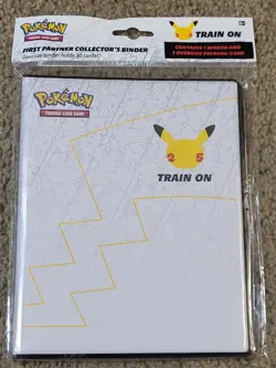 Pokemon: 25th Anniversary First Partner Collector Jumbo Binder w/ Pikachu jumbo - Image 1