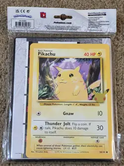 Pokemon: 25th Anniversary First Partner Collector Jumbo Binder w/ Pikachu jumbo - Image 2