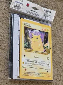 Pokemon: 25th Anniversary First Partner Collector Jumbo Binder w/ Pikachu jumbo - Image 3