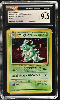 Pokemon TCG GRADED 1997 Nidoqueen Jungle Rare MINT 9.5 CGC JAPAN - Image 1