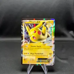Pikachu EX - XY174 - Ultra Rare - 2016 Pokemon XY Black Star Promos - NM - Image 1