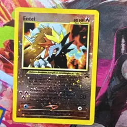 Entei #34 1999 Pokemon Wizards Black Star Promo Reverse Holo Vintage - Image 1