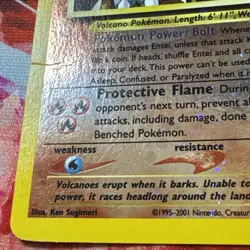 Entei #34 1999 Pokemon Wizards Black Star Promo Reverse Holo Vintage - Image 5
