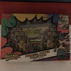 Pokemon Mega Evolution Ascended Heroes Box Promo Booster Mega Lucario - Image 1