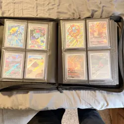 Pokemon Card Collection Binder SIR, Gold, Ultra Rare, Charizard, IR, Promo - Image 4