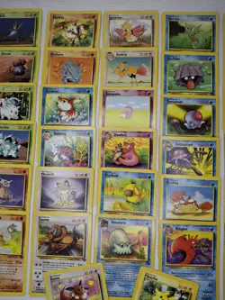 Vintage WOTC Pokemon Jungle & Fossil Card Lot 50 Uncommon/Common NM-LP - Image 3