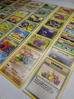 Vintage WOTC Pokemon Jungle & Fossil Card Lot 50 Uncommon/Common NM-LP - Image 5