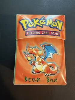 Pokemon Trading Card game DECK BOX - Vintage Charizard - Image 1