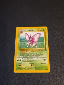 Venomoth 29/64 Jungle VINTAGE POKEMON NON-HOLO (HP) - Image 1