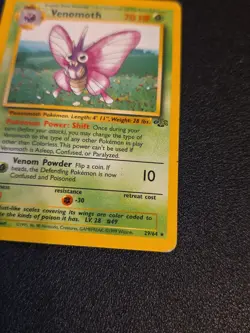 Venomoth 29/64 Jungle VINTAGE POKEMON NON-HOLO (HP) - Image 3