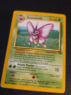 Venomoth 29/64 Jungle VINTAGE POKEMON NON-HOLO (HP) - Image 4