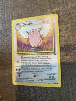 Clefable (17) 17/64 Rare Unlimited Jungle Pokemon MP Free Shipping - Image 3