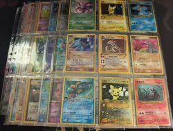 🫧Vintage Pokemon Collection Lot Binder Kabutops + Pichu.NM-LP+Crispy!🤌#1 - Image 1