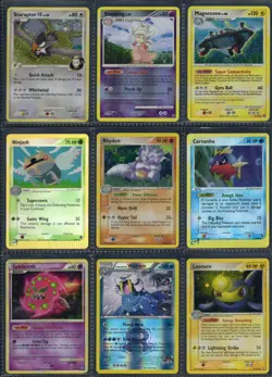 🫧Vintage Pokemon Collection Lot Binder Kabutops + Pichu.NM-LP+Crispy!🤌#1 - Image 4