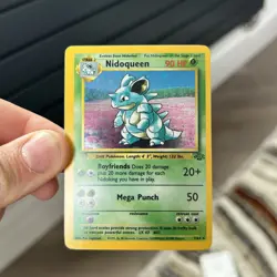 Pokemon Card Nidoqueen 7/64 Jungle Set Holo Rare WOTC Vintage 1999 - Image 1