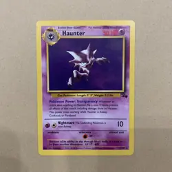 Pokemon Card Haunter 21/62 Fossil Set Non Holo Rare WOTC NM Near Mint - Image 1