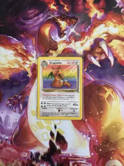 Pokemon TCG Dragonite Fossil Card 19/62 Regular Rare, Non-Holo - Image 1